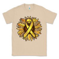 Mushroom Child Cancer Awareness Sunflower Classic Tee - RanaPortraitStore