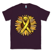 Plum Child Cancer Awareness Sunflower Classic Tee - RanaPortraitStore