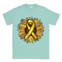 Seafoam Child Cancer Awareness Sunflower Classic Tee - RanaPortraitStore