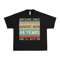 Black awesome since august 1976 44 years and i ll keep on Urban Heavy Tee - Bettercallsaul