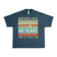 Midnight Navy awesome since august 1976 44 years and i ll keep on Urban Heavy Tee - Bettercallsaul