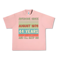 Salmon awesome since august 1976 44 years and i ll keep on Urban Heavy Tee - Bettercallsaul