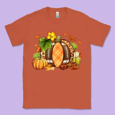 Fall American Football Classic Tee Designed By Ranaportraitstore