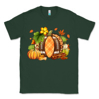 Sports Green Fall American Football Classic Tee - RanaPortraitStore