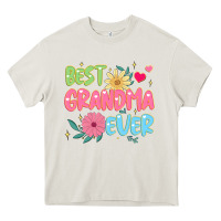 Cream best grandma ever Heavy Core Tee - JahusDesignShop