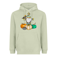 Matcha Happy Fall Heavyweight Hoodie - CowhideDigitalArt