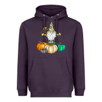 Plum Happy Fall Heavyweight Hoodie - CowhideDigitalArt