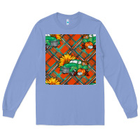 Colony Blue Fall truck Long Sleeve Tee - NancyCooperArtShop