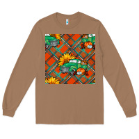 Toasted Coconut Fall truck Long Sleeve Tee - NancyCooperArtShop