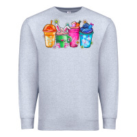 Heather Grey Easter Coffee Premium Sweatshirt - CowhideDigitalArt