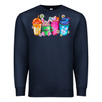 Navy Easter Coffee Premium Sweatshirt - CowhideDigitalArt