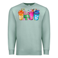 Seafoam Easter Coffee Premium Sweatshirt - CowhideDigitalArt