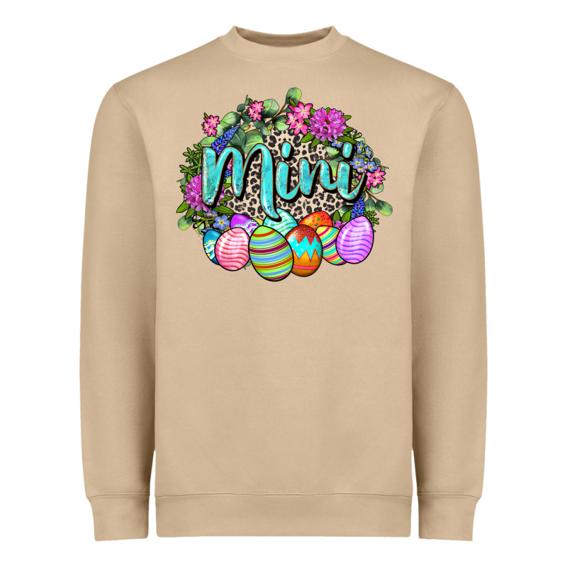 Easter Mini Happy Easter Day Heavyweight Sweatshirt by CowGirlArtShop | Teevron