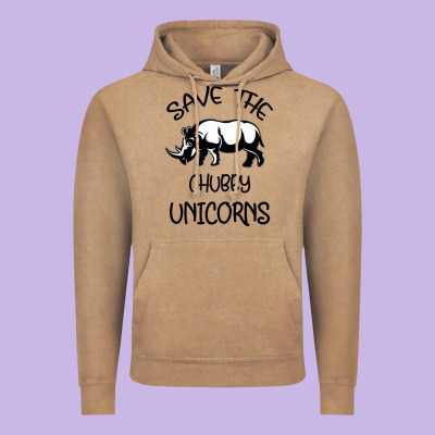 Save The Chubby Unıcorns Vintage Hoodie Designed By Bettercallsaul