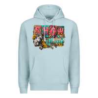 Blue Mist Show mom horse Mother's Day Premium Hoodie - FaDigitalArtStudio