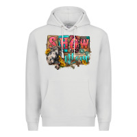 Dove Grey Show mom horse Mother's Day Premium Hoodie - FaDigitalArtStudio
