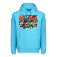 Ocean Blue Show mom horse Mother's Day Premium Hoodie - FaDigitalArtStudio