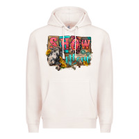 Pale Pink Show mom horse Mother's Day Premium Hoodie - FaDigitalArtStudio