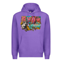 Purple Show mom horse Mother's Day Premium Hoodie - FaDigitalArtStudio