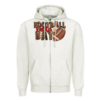 Football Kinda Day Zipper Hoodie | Teevron
