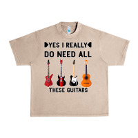 French Oak Yes I Really Do Need All These Guitars Urban Heavy Tee - Bettercallsaul