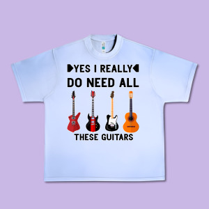 Yes I Really Do Need All These Guitars Urban Heavy Tee Designed By Bettercallsaul