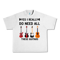 Lunar Rock Yes I Really Do Need All These Guitars Urban Heavy Tee - Bettercallsaul