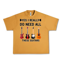 Peanut Butter Yes I Really Do Need All These Guitars Urban Heavy Tee - Bettercallsaul