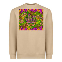 Mardi Gras Masks And Coins Tumbler Heavyweight Sweatshirt | Teevron