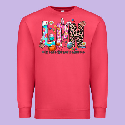 Easter Lpn Premium Sweatshirt Designed By Cowhidedigitalart
