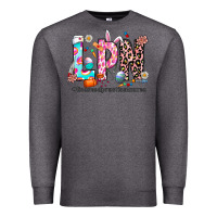Charcoal Heather Easter Lpn Premium Sweatshirt - CowhideDigitalArt