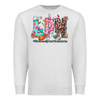 Oatmeal Heather Easter Lpn Premium Sweatshirt - CowhideDigitalArt