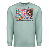 Seafoam Easter Lpn Premium Sweatshirt - CowhideDigitalArt