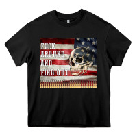 Black fuck around and find out Heavy Core Tee - MaliasSmallBusiness