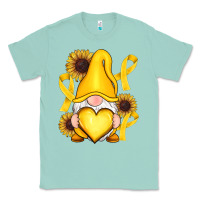 Seafoam Childhood Cancer gnome Classic Tee - RanaPortraitStore