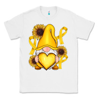 White Childhood Cancer gnome Classic Tee - RanaPortraitStore
