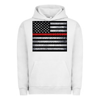 Pigment Lunar Rock thin red line American flag metal floor Urban Hoodie - Artiststas