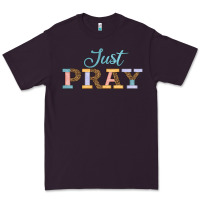 Plum Just Pray Premium Tee - JahusDesignShop