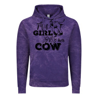 Cloud Purple This Girl Loves Her Cow Vintage Hoodie - Bettercallsaul