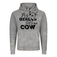 Cloud Rock This Girl Loves Her Cow Vintage Hoodie - Bettercallsaul