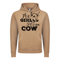 Vintage Coffee This Girl Loves Her Cow Vintage Hoodie - Bettercallsaul