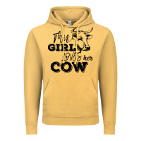 Vintage Mustard This Girl Loves Her Cow Vintage Hoodie - Bettercallsaul