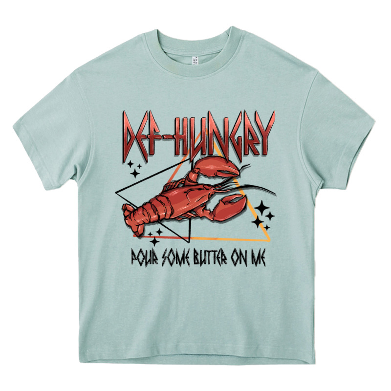 Def Hungry Pour Dome Butter On Me Heavy Core Tee by MaliasSmallBusiness | Teevron