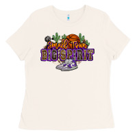 Bone small town big spirit basketball Ladies Tee - NancyCooperArtShop