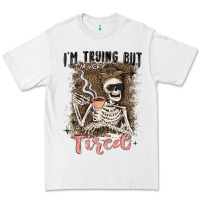 White im trying but tired Premium Tee - MaliasSmallBusiness