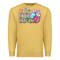 Antique Gold happy easter nurse Premium Sweatshirt - CowhideDigitalArt