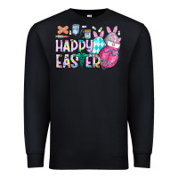 Black happy easter nurse Premium Sweatshirt - CowhideDigitalArt