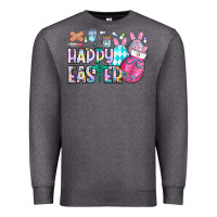 Charcoal Heather happy easter nurse Premium Sweatshirt - CowhideDigitalArt
