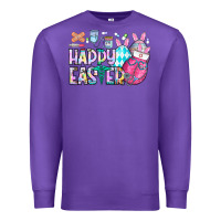 Purple happy easter nurse Premium Sweatshirt - CowhideDigitalArt