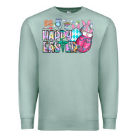Seafoam happy easter nurse Premium Sweatshirt - CowhideDigitalArt